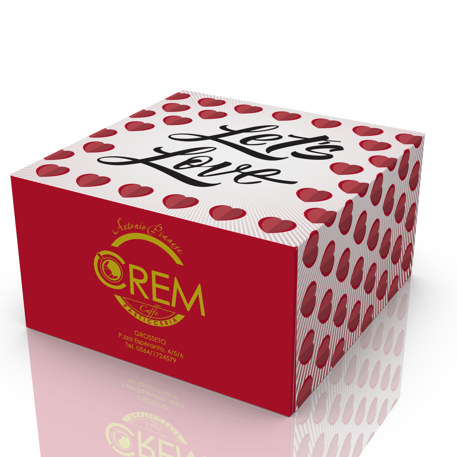 Love Cake Dessert Cuore Rosso Crem Grosseto 3